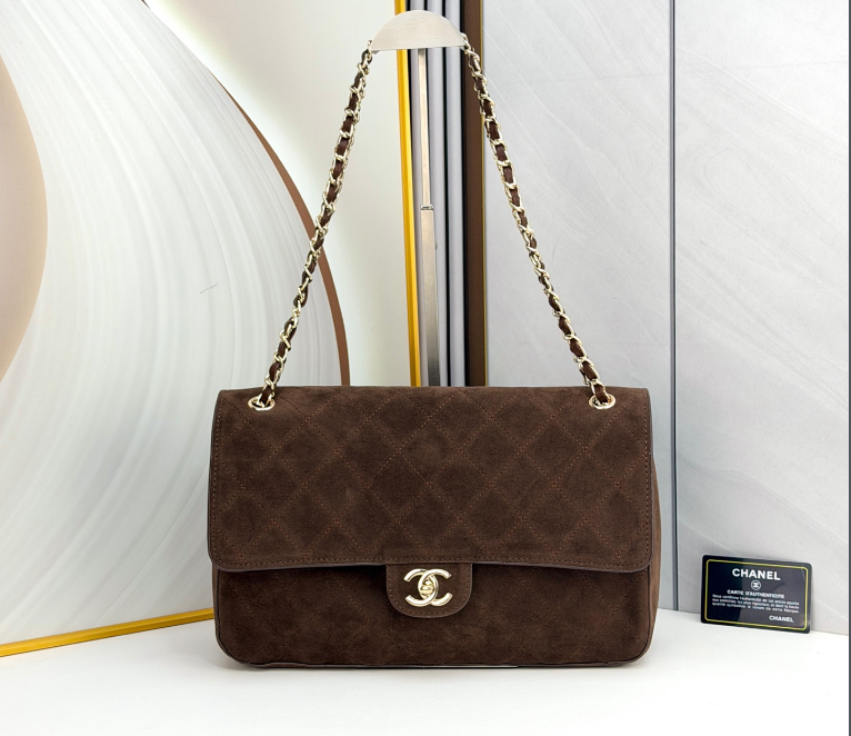 CHANEL 26A スエード フラップバッグ 谷愛凌着用モデル ライトグリーン