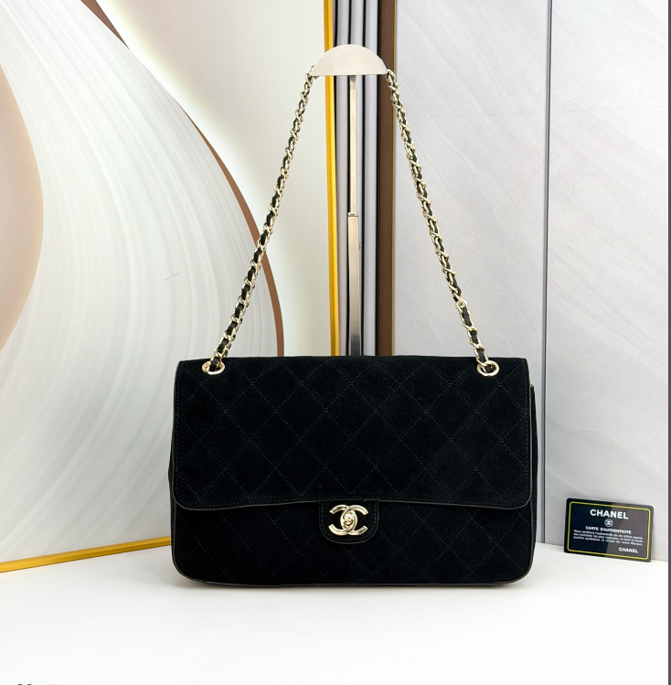 CHANEL 26A スエード フラップバッグ 谷愛凌着用モデル ライトグリーン
