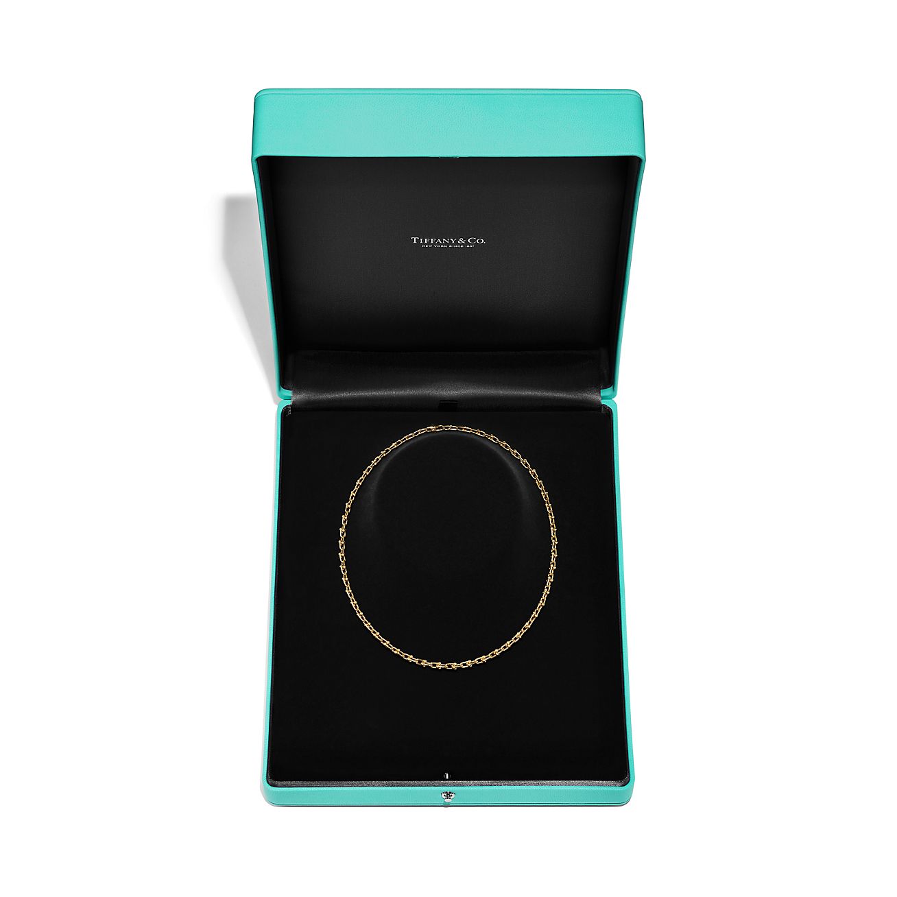 ティファニ/Tiffany ー ハードウェア マイクロ リンク ネックレス イエローゴールド