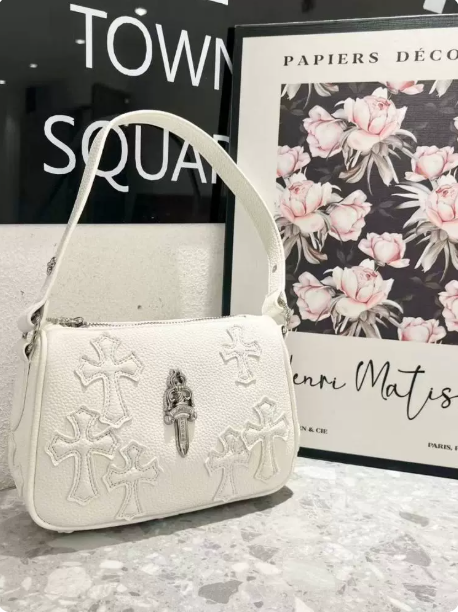 クロムハーツ風 ナゲットバッグ 腋下バッグ 2WAYショルダー