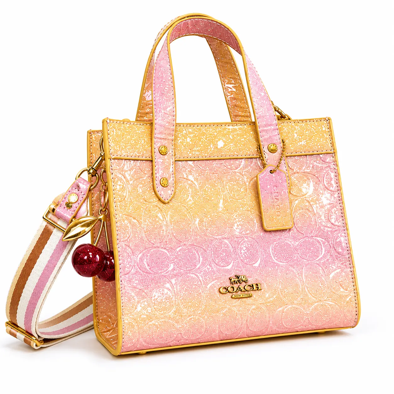 COACH Field トートバッグ レディース｜ショルダー付き 3色展開 コンパクトバッグ
