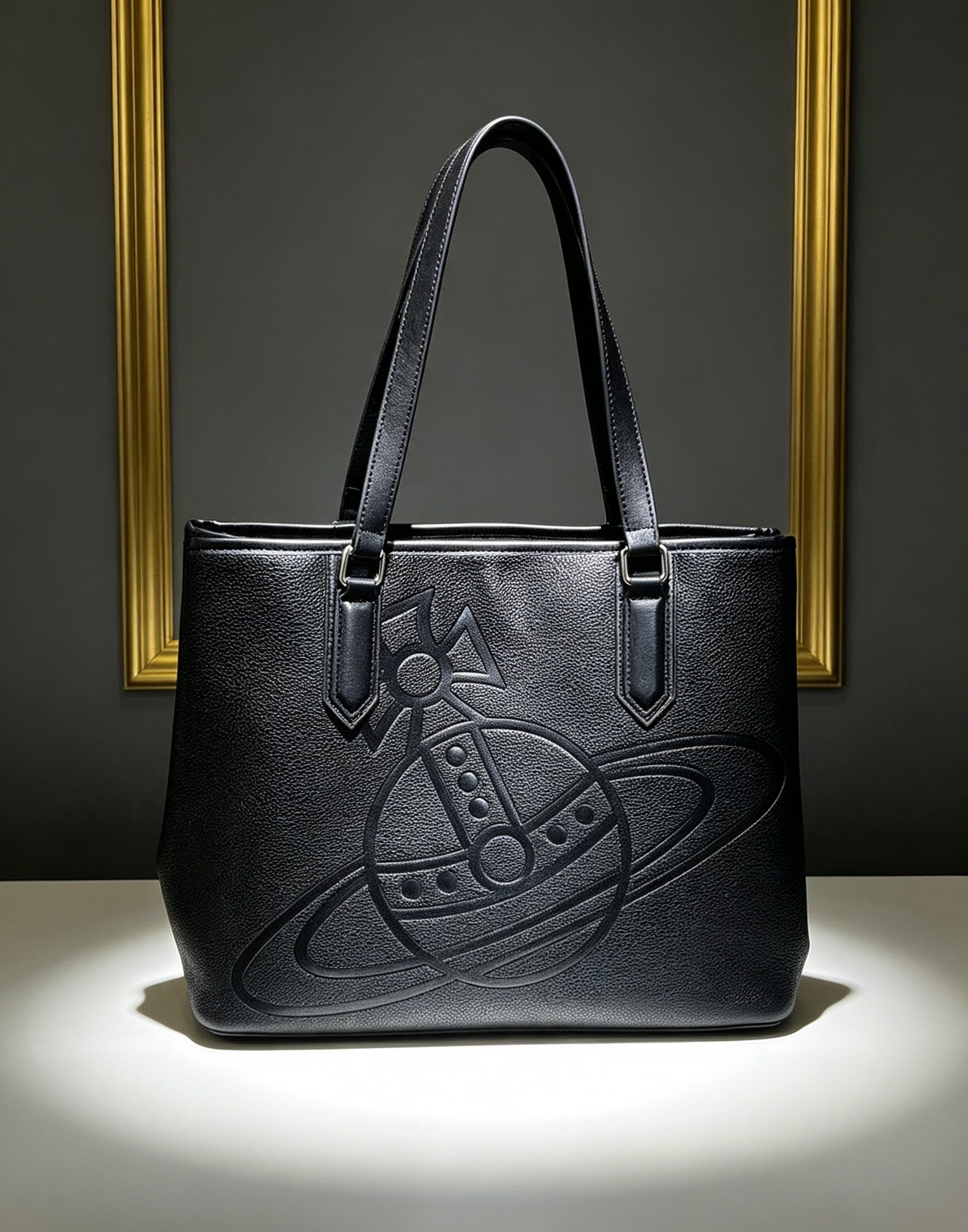 Vivienne Westwood オーブ エンボス トートバッグ ブラック