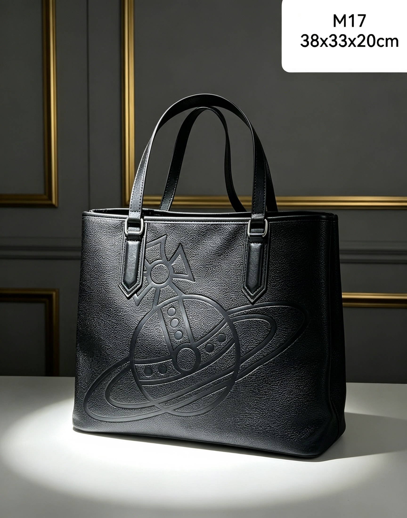 Vivienne Westwood オーブ エンボス トートバッグ ブラック