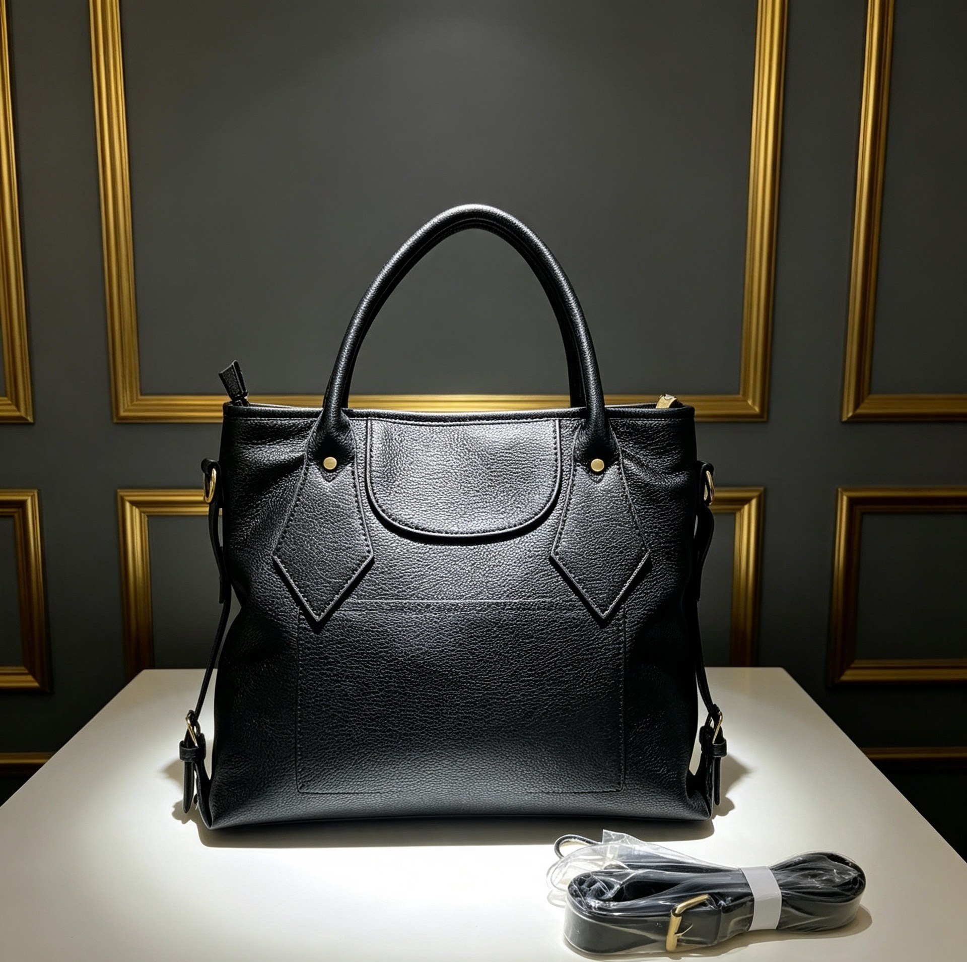 Vivienne Westwood オーブ メタル トートバッグ ブラック