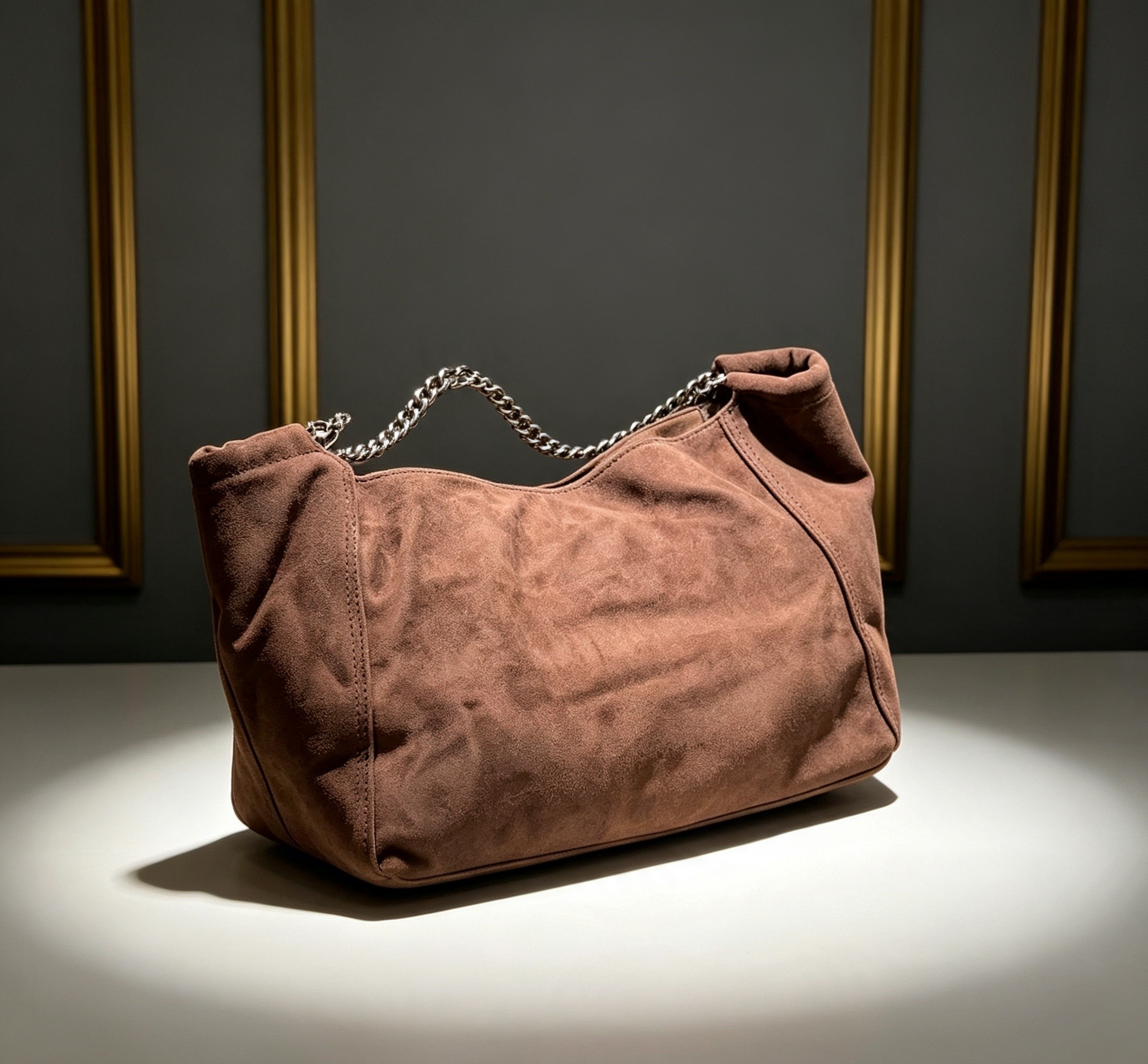 Vivienne Westwood オーブ スエード チェーントートバッグ