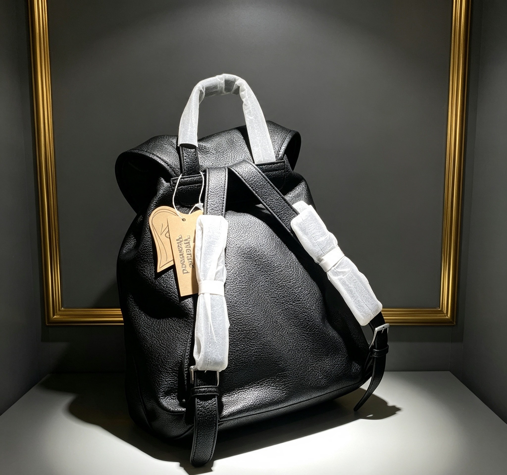 Vivienne Westwood オーブ リュックサック ブラック グレインレザー