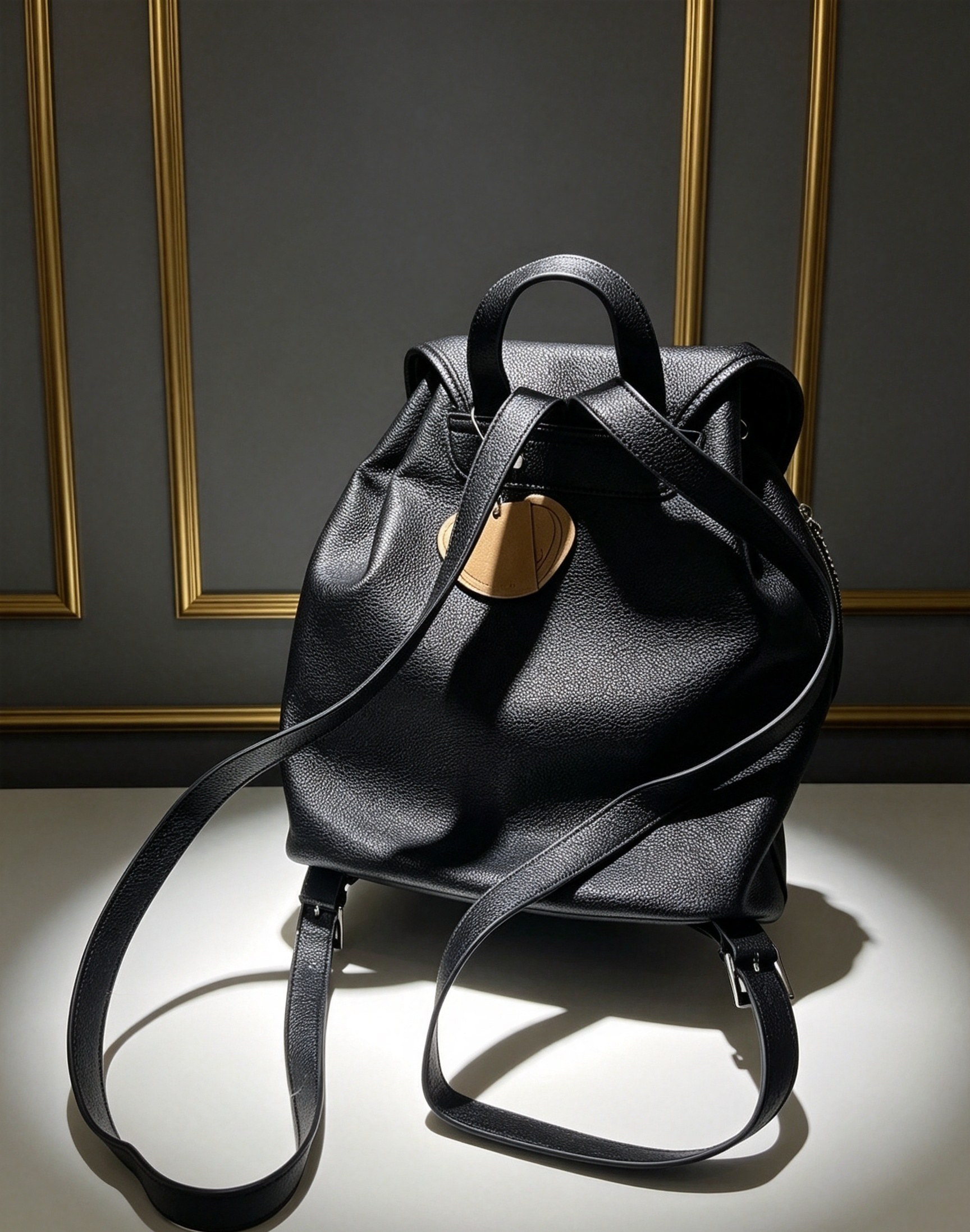 Vivienne Westwood オーブ リュックサック ブラック グレインレザー