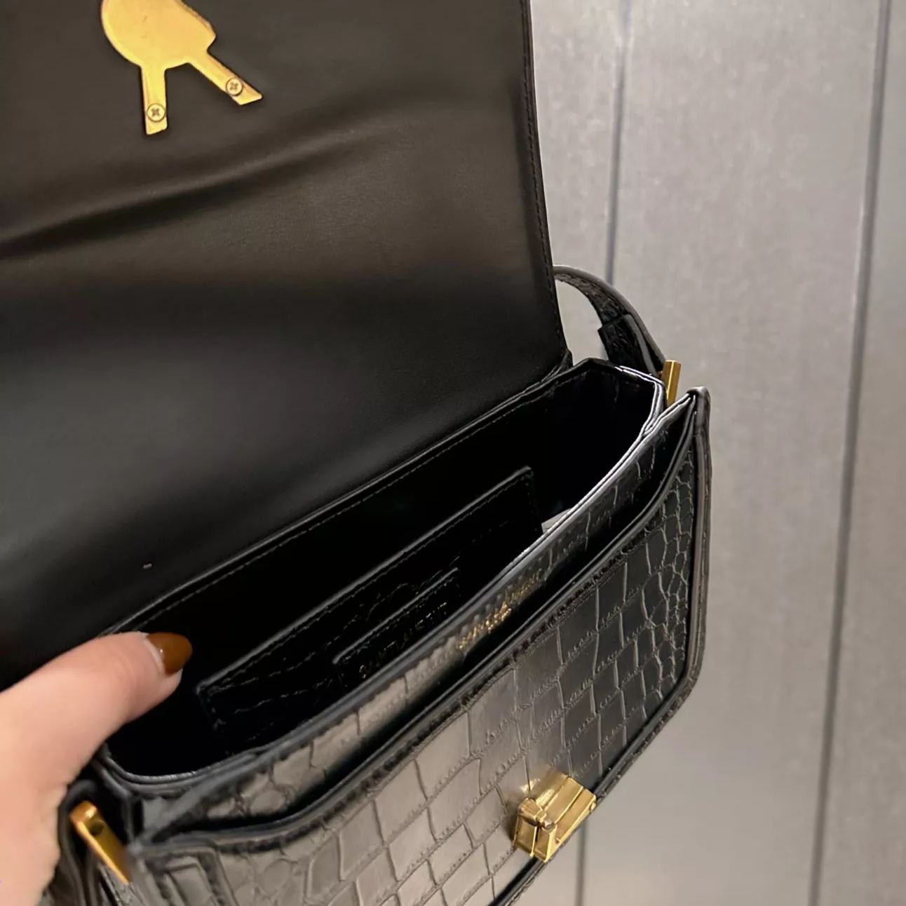 【サンローラン】SAINT LAURENT/レザー スモール サッチェルバッグ-高島屋オンラインストア - 公式