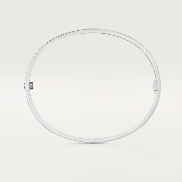 Love ブレスレット、スモールモデル、ダイヤモンド10石 ホワイトゴールド、ダイヤモンド