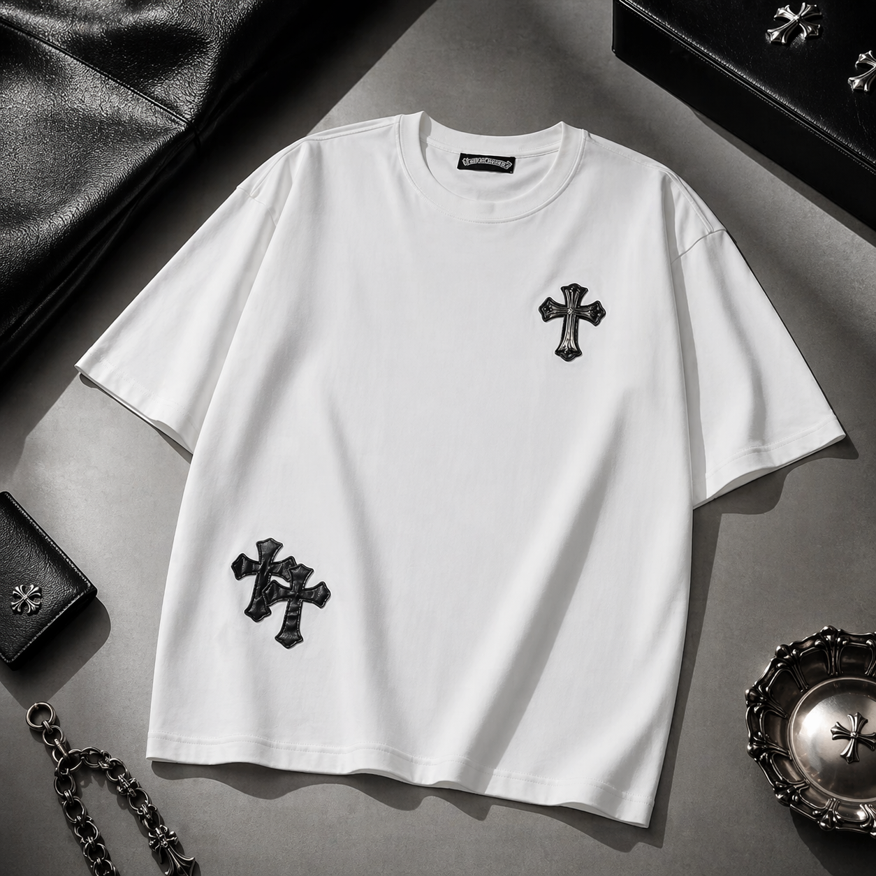クロムハーツ Tシャツ 半袖 Chrome Hearts T-shirts 6033