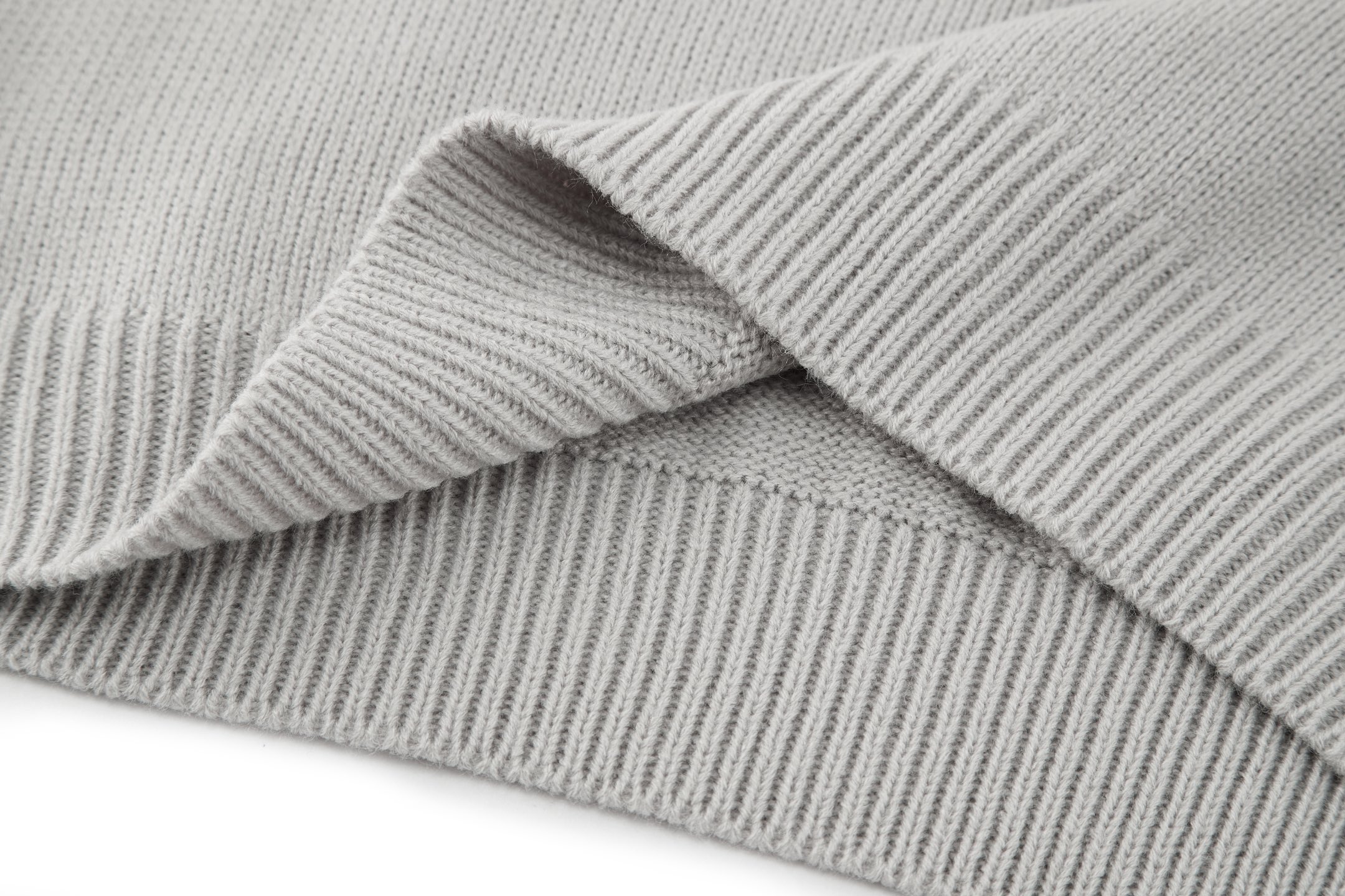 STONE ISLAND（ストーンアイランド）コンパスパッチ クルーネック ニットセーター グレー