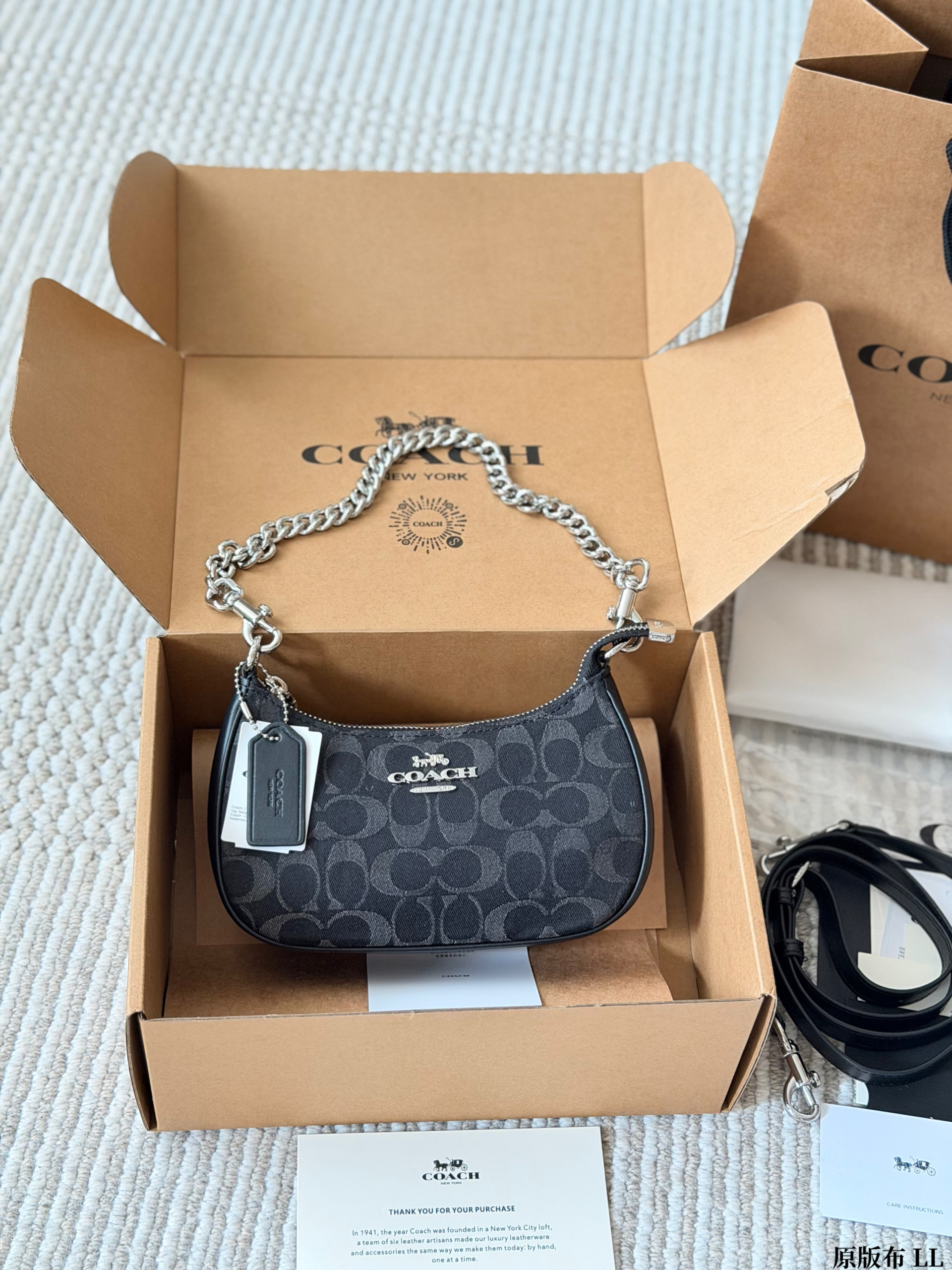 COACH コーチ Teri テリ シグネチャー ショルダーバッグ チェーン ミニバッグ レディース