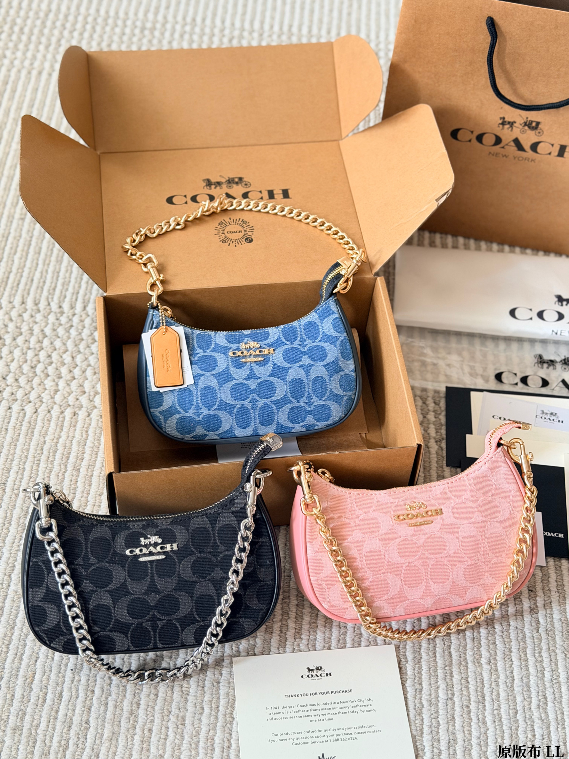 COACH コーチ Teri テリ シグネチャー ショルダーバッグ チェーン ミニバッグ レディース