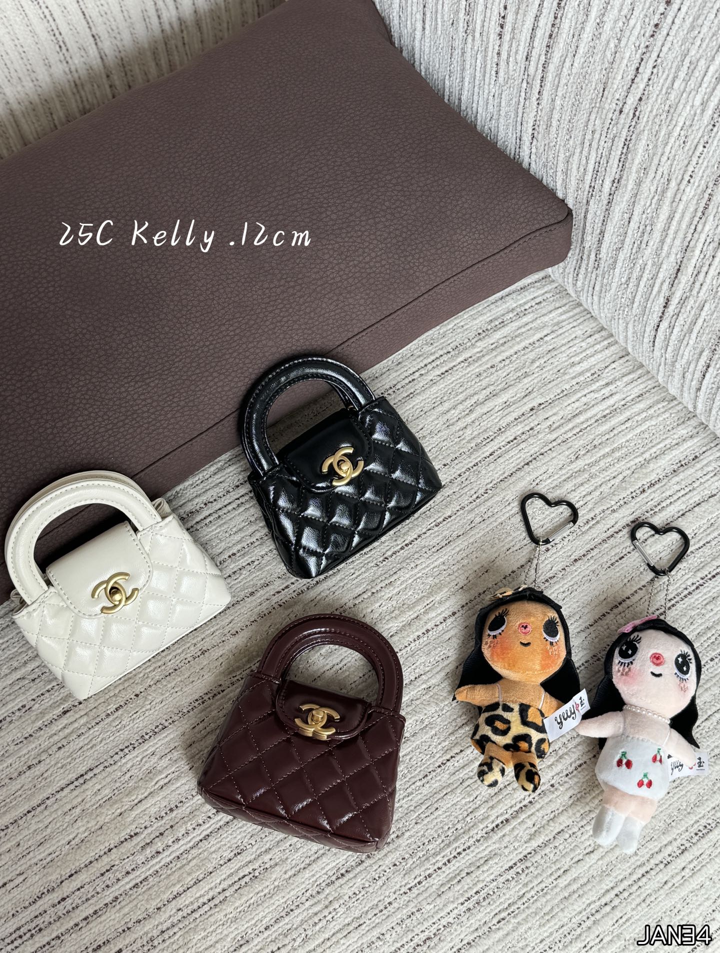 CHANEL シャネル 25C Kelly ケリー ミニ ハンドバッグ チェーンバッグ 12cm