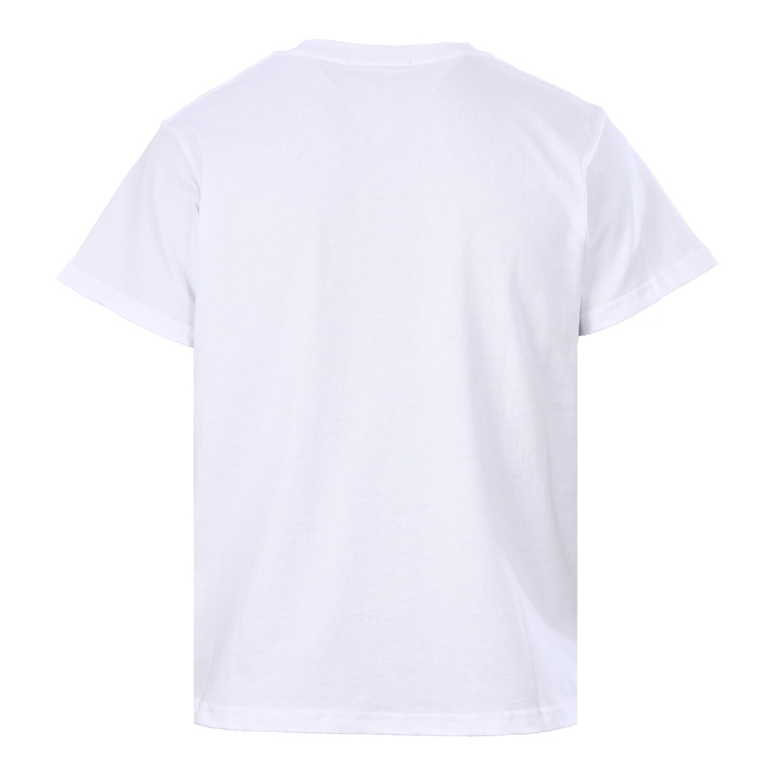 MARDI MERCREDI 韓国風 マルチフラワープリント 半袖Tシャツ ホワイト