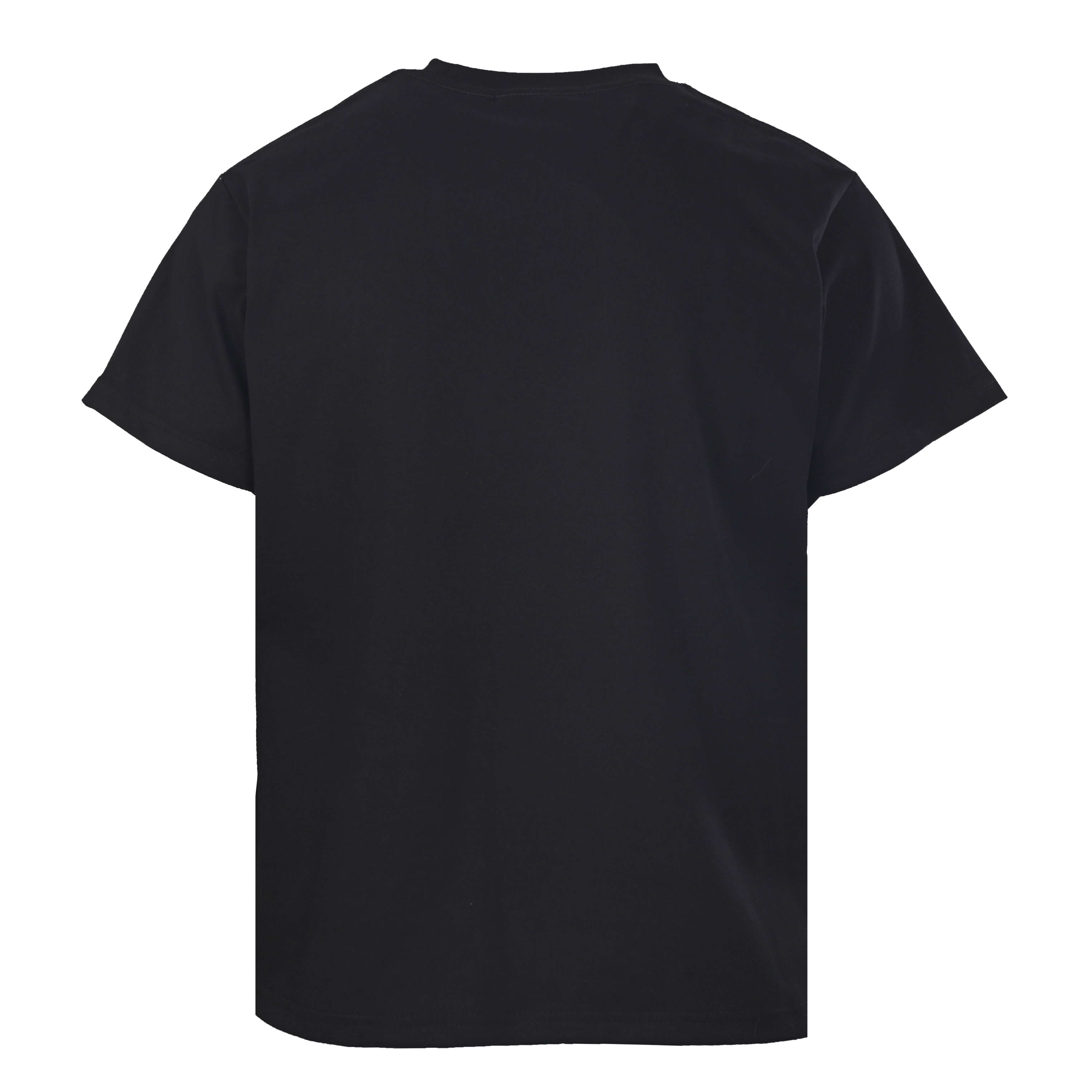 MARDI MERCREDI 韓国風 フラワープリント 半袖Tシャツ ブラック×ピンク