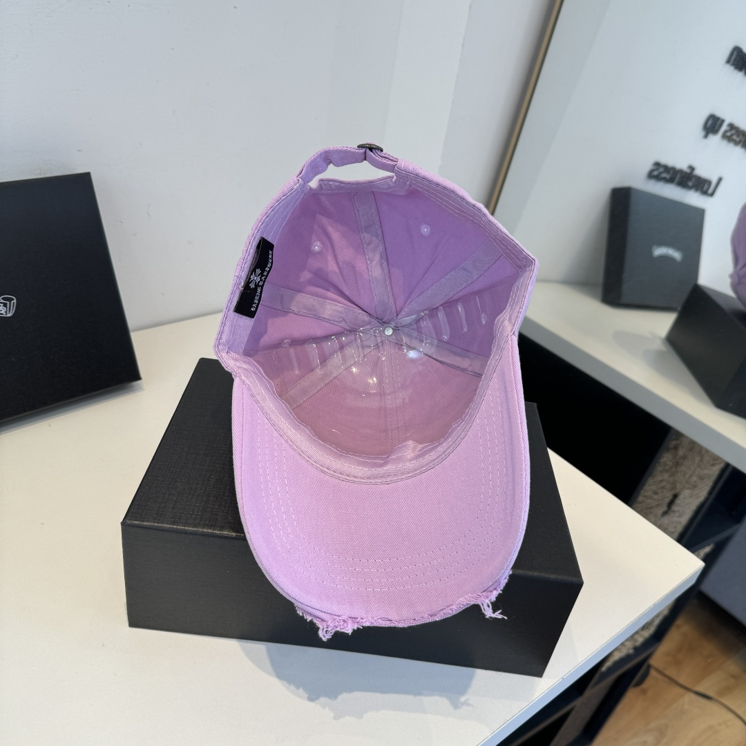 クロムハーツ クロスパッチ ダメージ加工 キャップ｜12カラー ユニセックス ベースボールキャップ