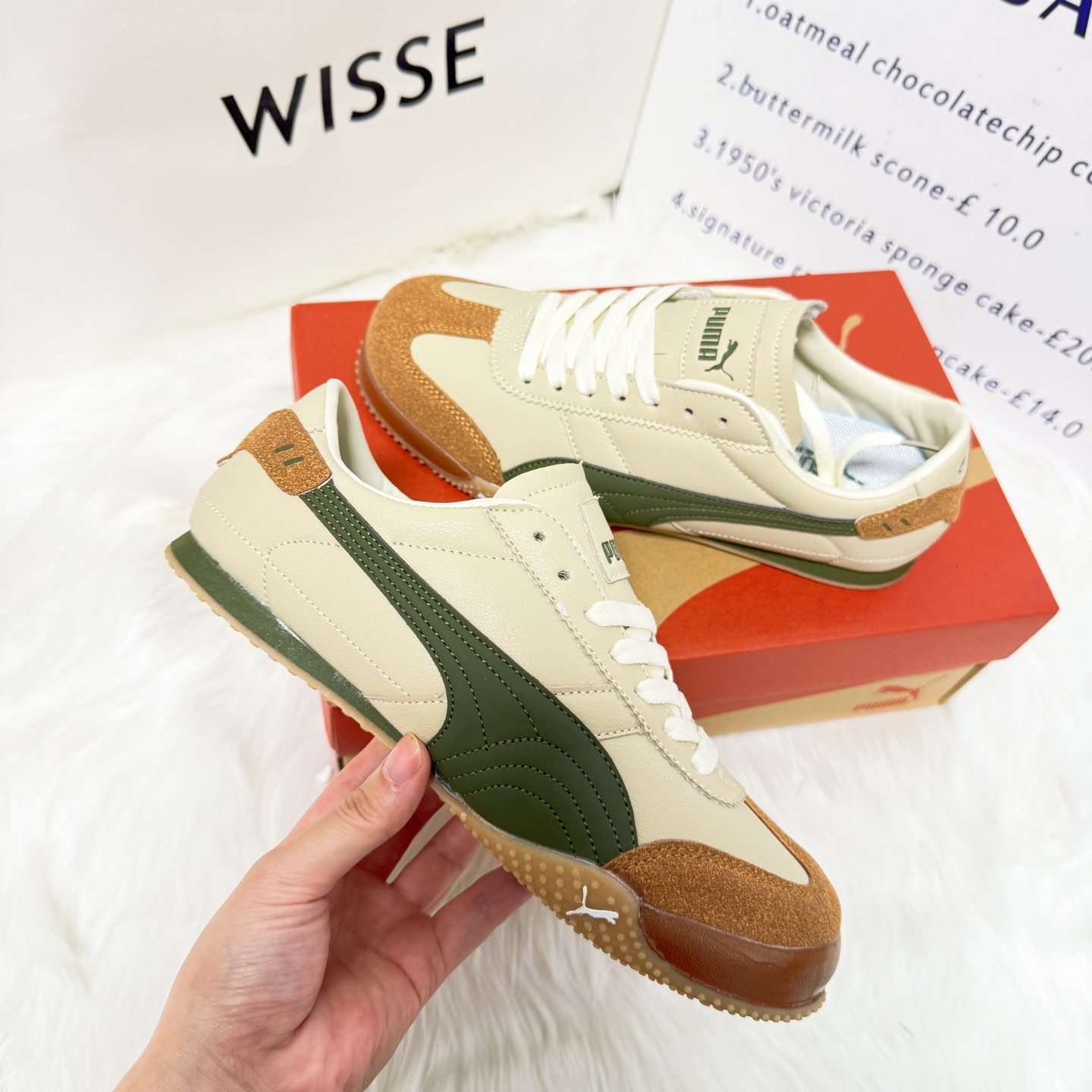 Rose's Puma DM001 collaboration sneakers, a versatile classic retro style for men and women, a popular niche sneaker.
