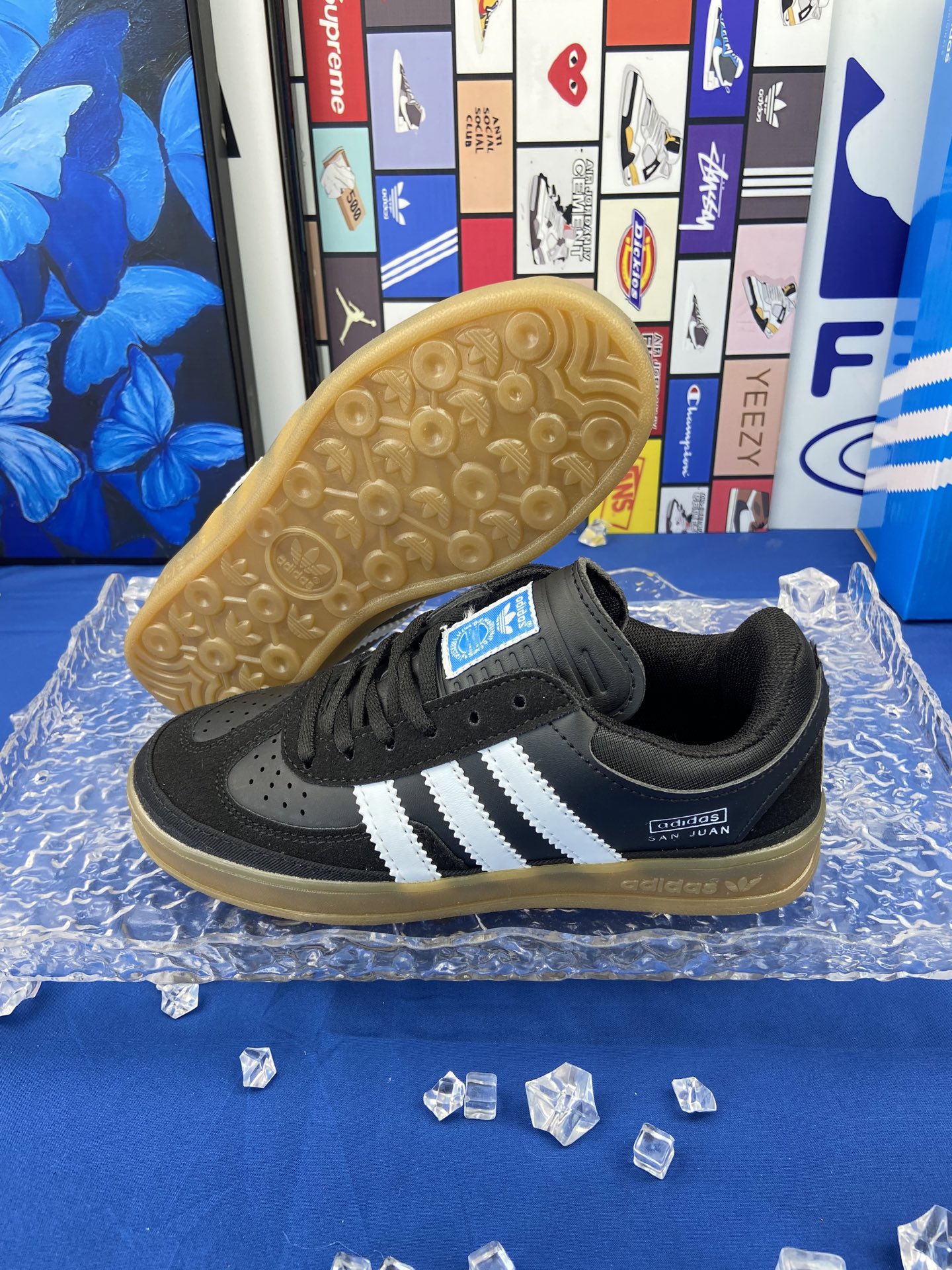 Hot-selling new Adidas collaboration Korean style badass rabbit sneakers, unisex German training shoes, sports casual couple sneakers