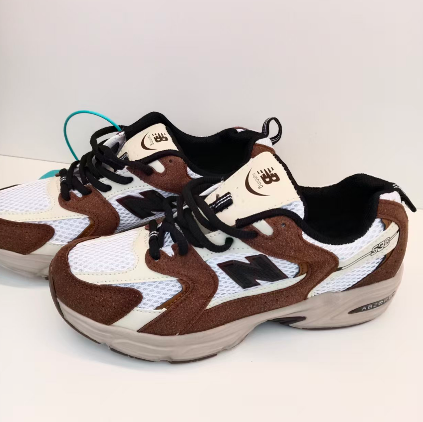 New Balance 530 All-Season Versatile Silver Retro Style Dad Style Height-Increasing Breathable Couple Running Shoes
