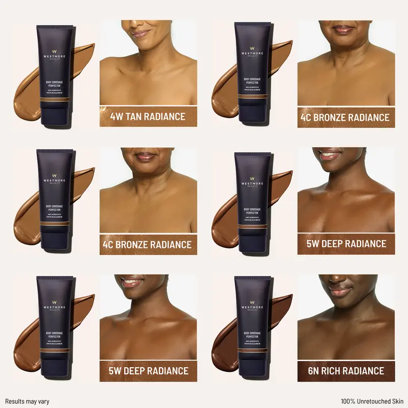 Westmore Beauty Body Coverage Perfector Twin Pack + X-Large Body Brush