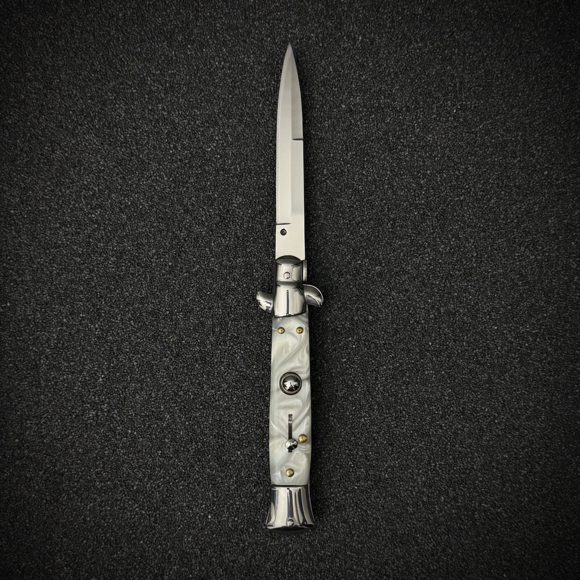 HOT SALE 60% OFF-🔥AKC 9" Italian Stiletto Wood Automatic Knife