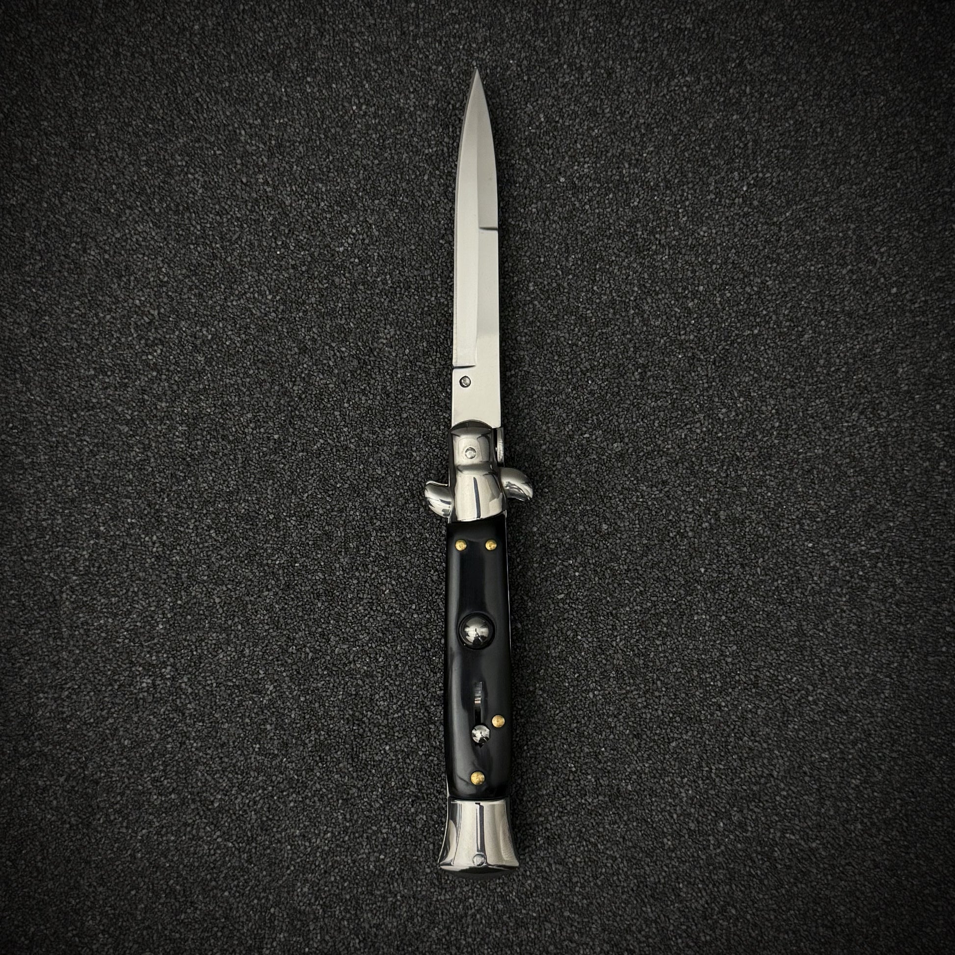 HOT SALE 60% OFF-🔥AKC 9" Italian Stiletto Wood Automatic Knife