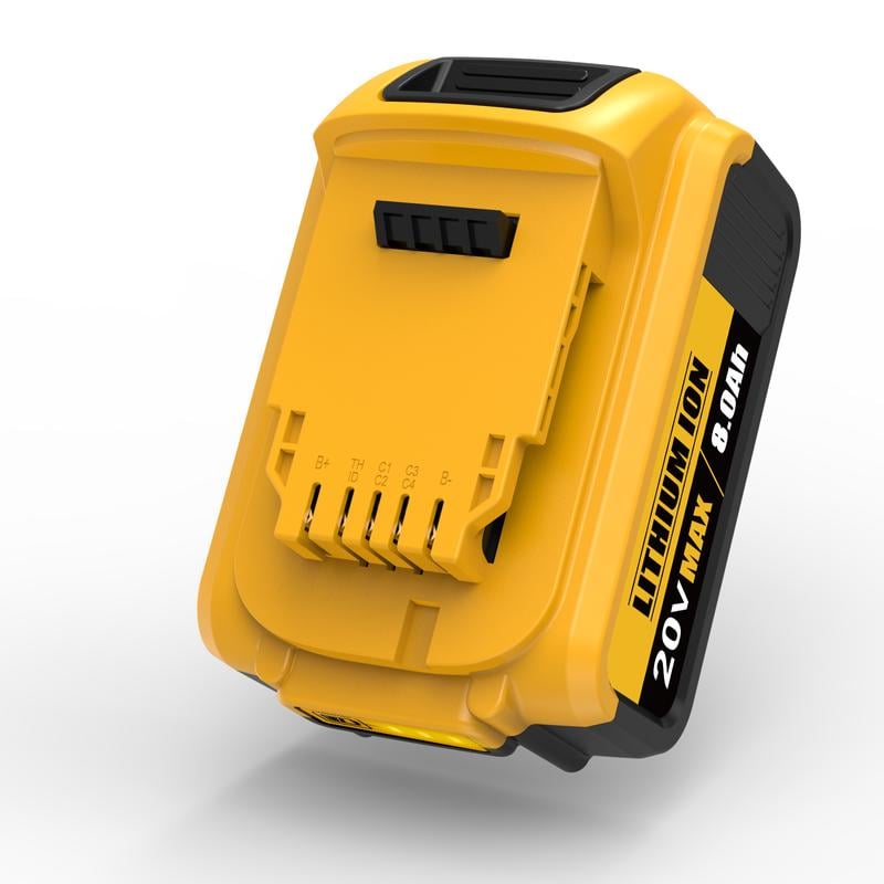 8.0Ah Lithium Battery Replacement for Dewalt 20V Battery Lithium-ion MAX DCB200 DCD/DCF/DCG/DCS Series dewalt batteries