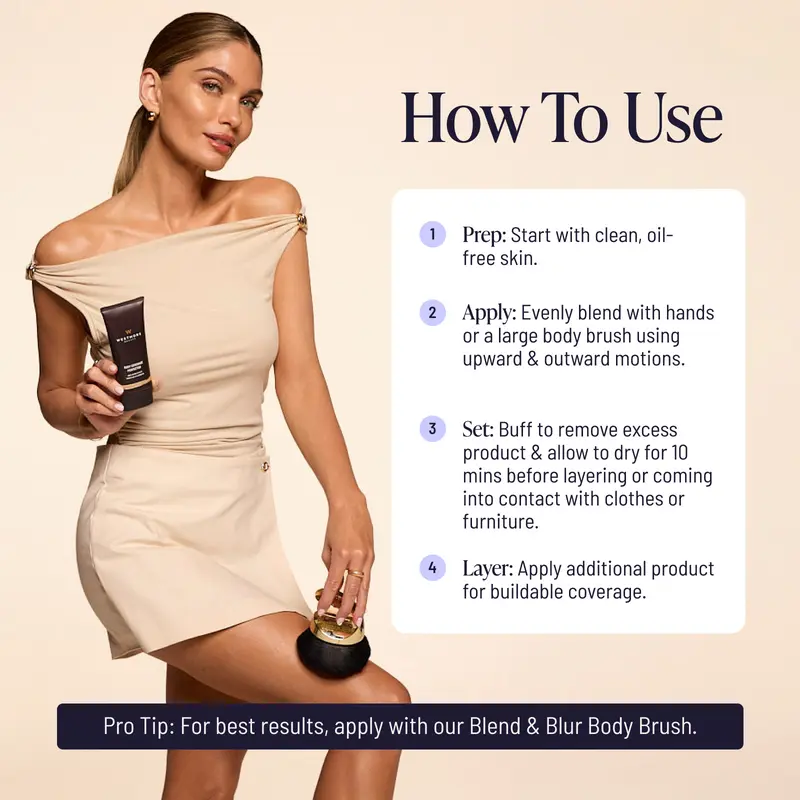 Westmore Beauty Body Coverage Perfector Twin Pack + X-Large Body Brush