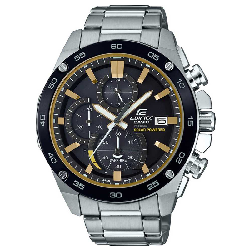 Ex-360 Stylish Silver and Black Dial Analogue watch