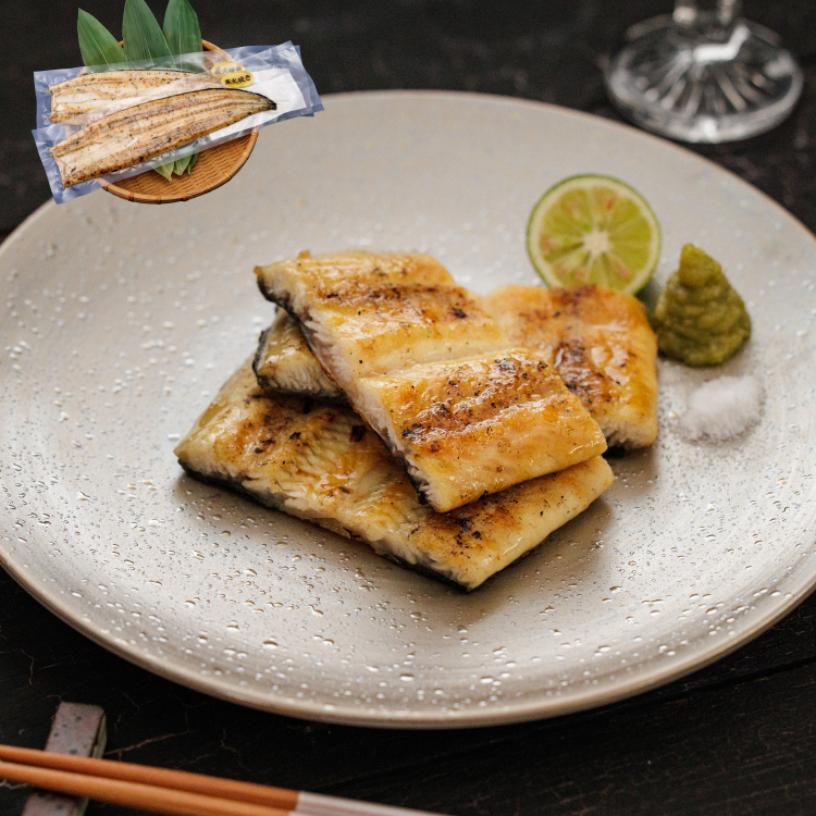 鹿児島県産うなぎ無頭炭火白焼200g×1尾