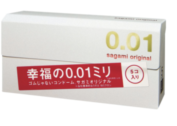 Sagami 0.01安全套 － 5片-Toys-L.HK