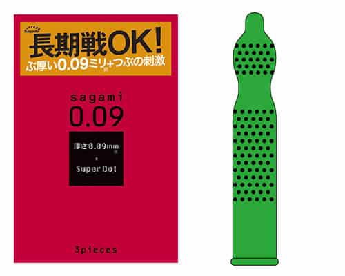 Sagami 0.09凸點長期戰安全套 － 3 & 10片-Toys-L 玩巨撚