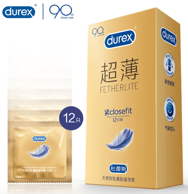 Durex 緊型超薄安全套 - 12片裝-Toys-L.HK