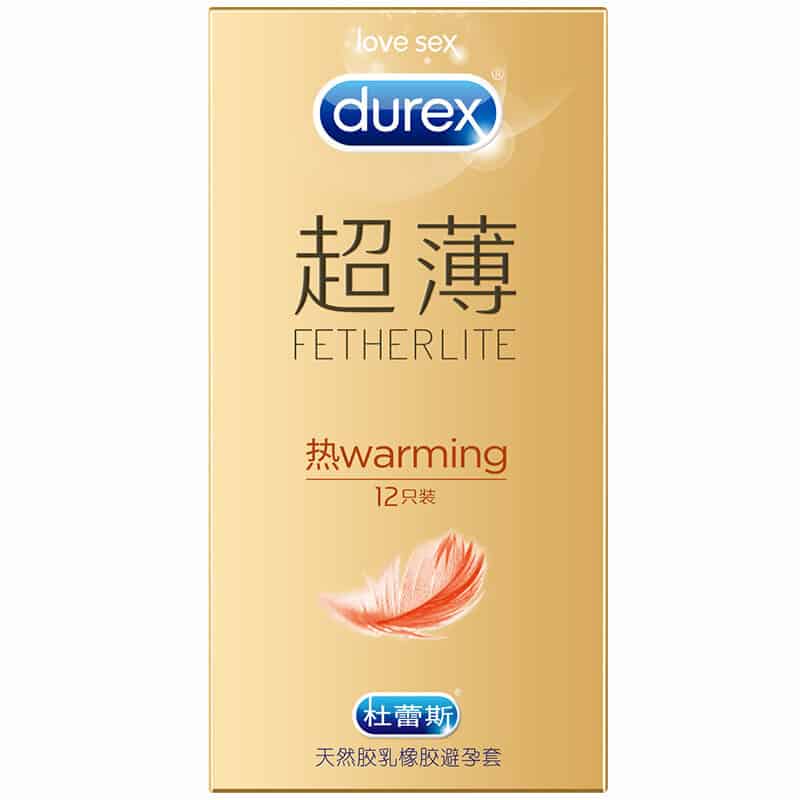 Durex 熱感超薄安全套 - 12片裝-Toys-L 玩巨撚