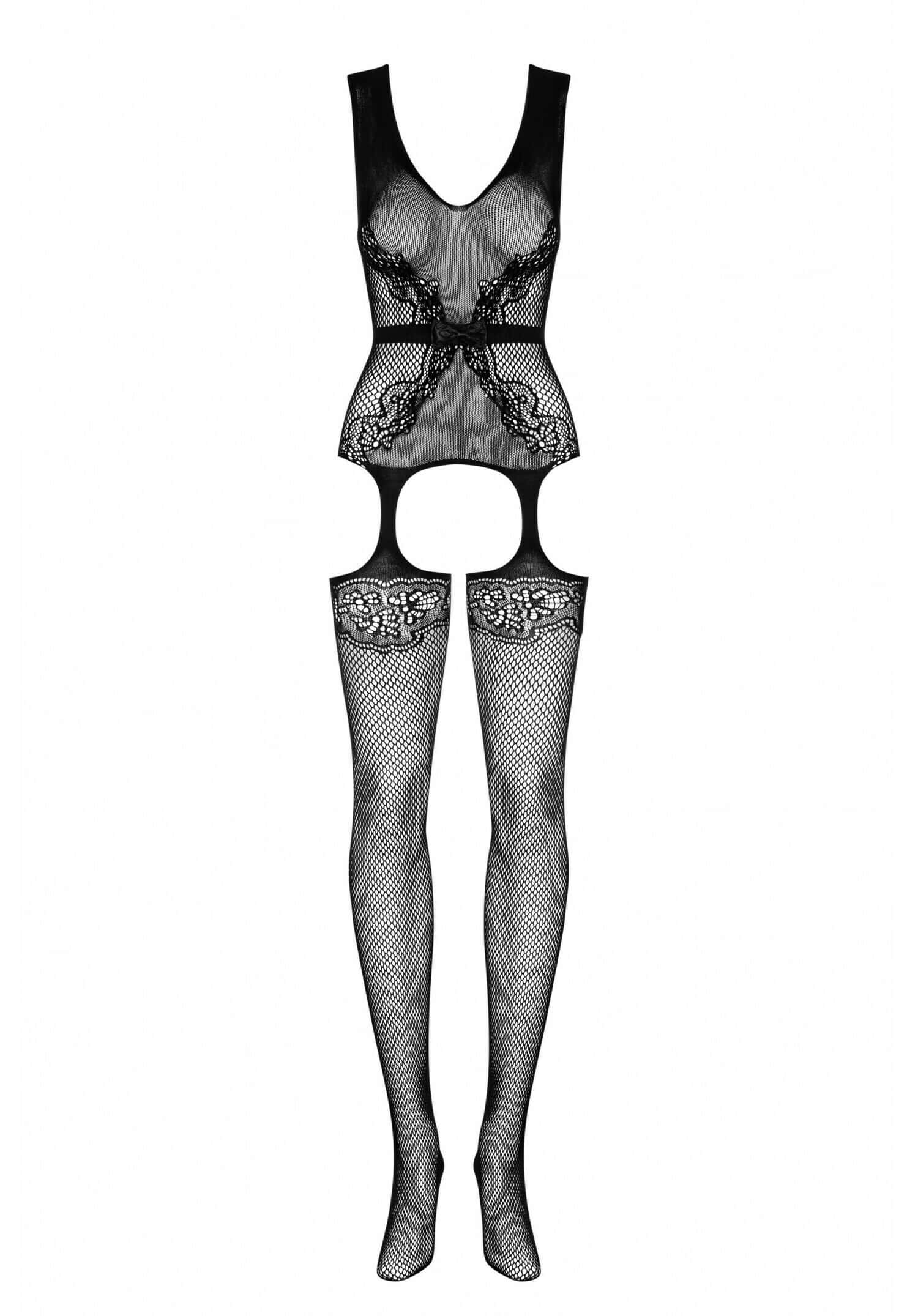 Obsessive 不眠之夜開襠連身漁網襪 ( #F217 )-Toys-L.HK