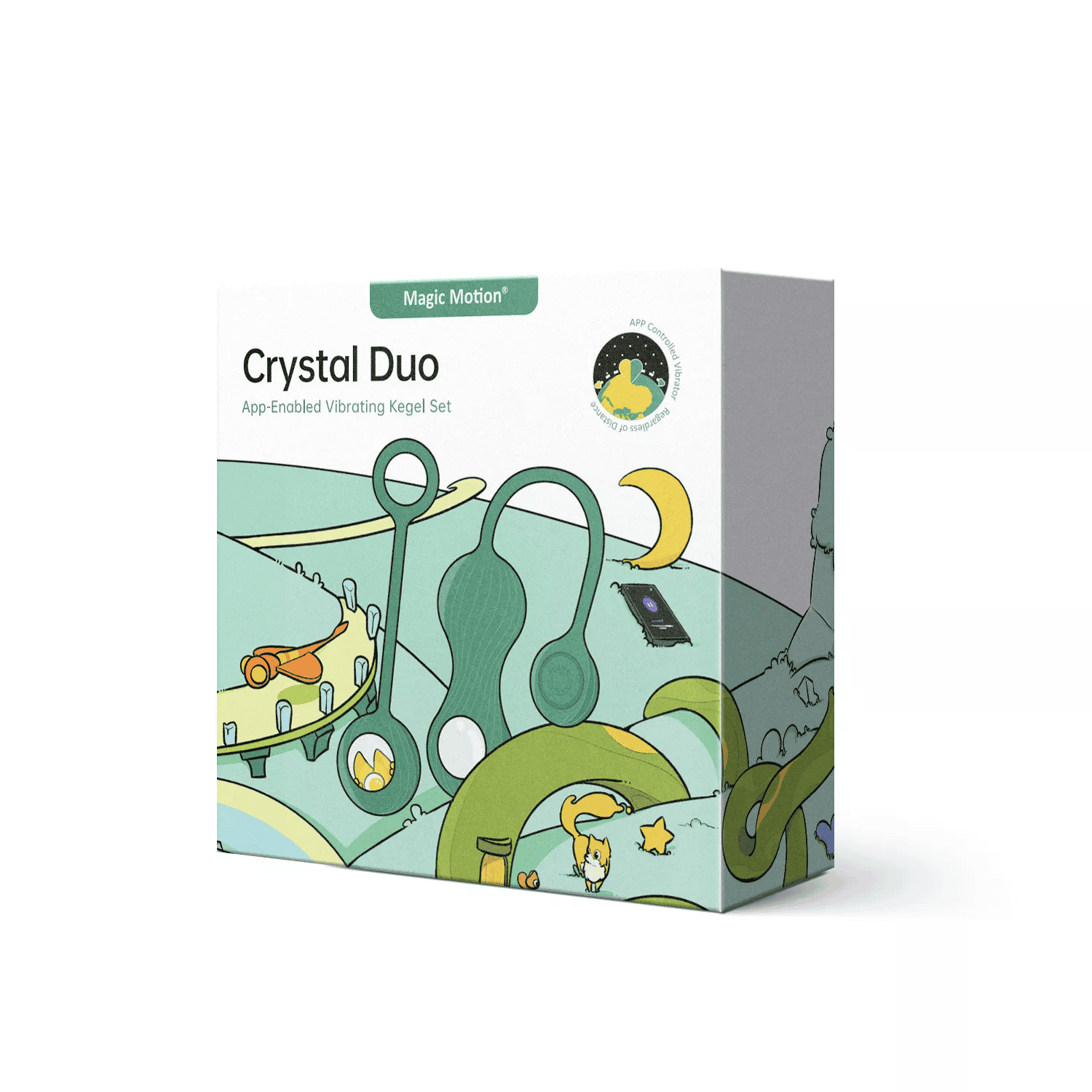 🇨🇳 Magic Motion Crystal Duo 智能震動縮陰球套裝-Toys-L.HK