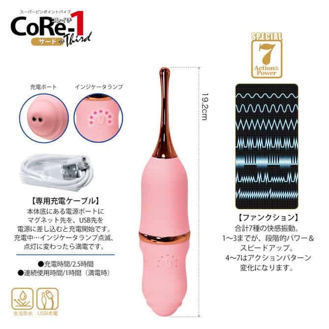 🇯🇵 NPG CoRe-1 第三代精準震動按摩棒-Toys-L 玩巨撚