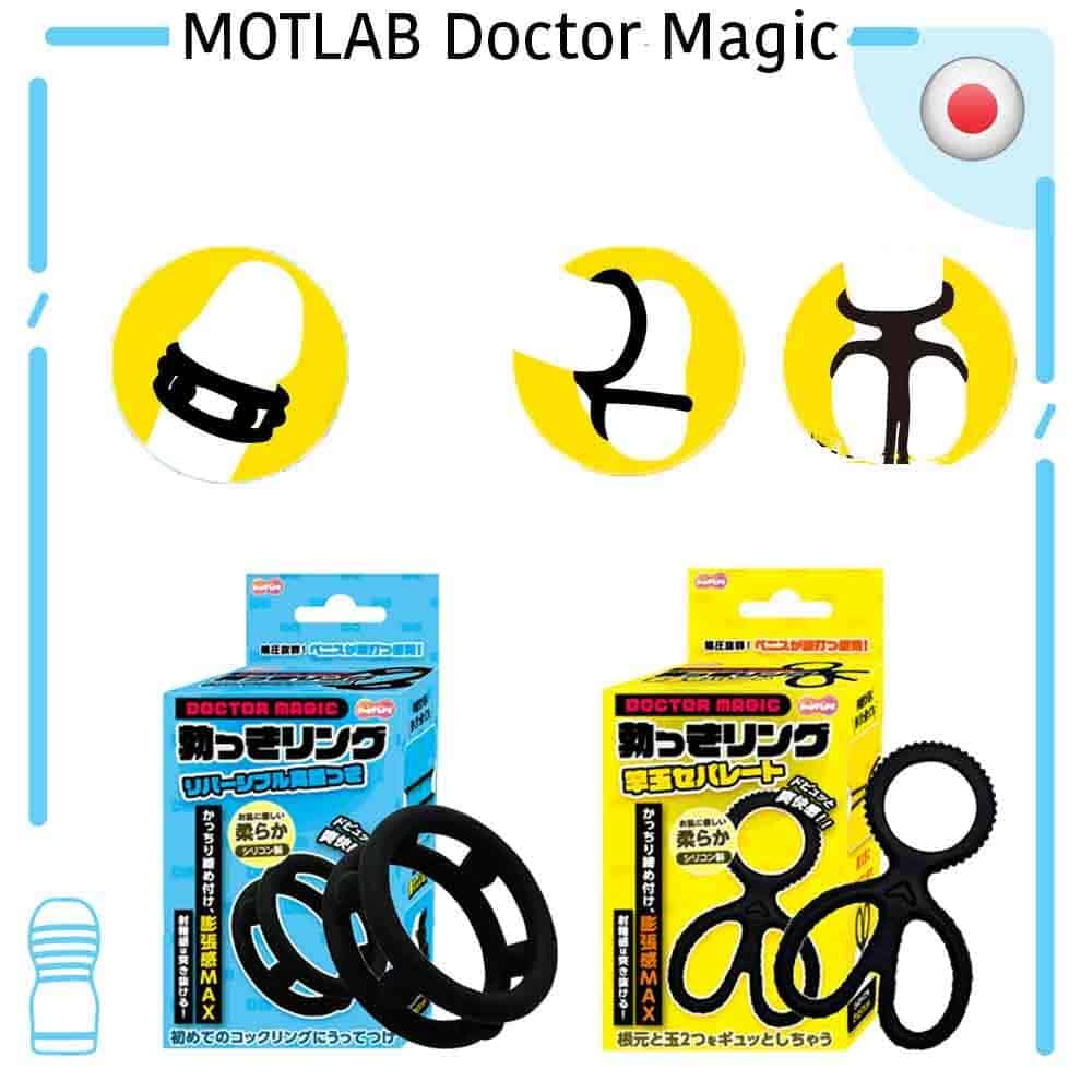 🇯🇵 MOTLAB Doctor Magic 鎖精持久環 - 三環 / 內側突起-Toys-L.HK