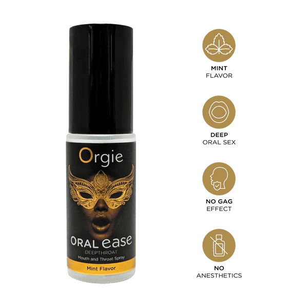 🇵🇹 Orgie Oral Ease Deepthroat 清新薄荷深喉口交噴霧 - 15ml-Toys-L.HK