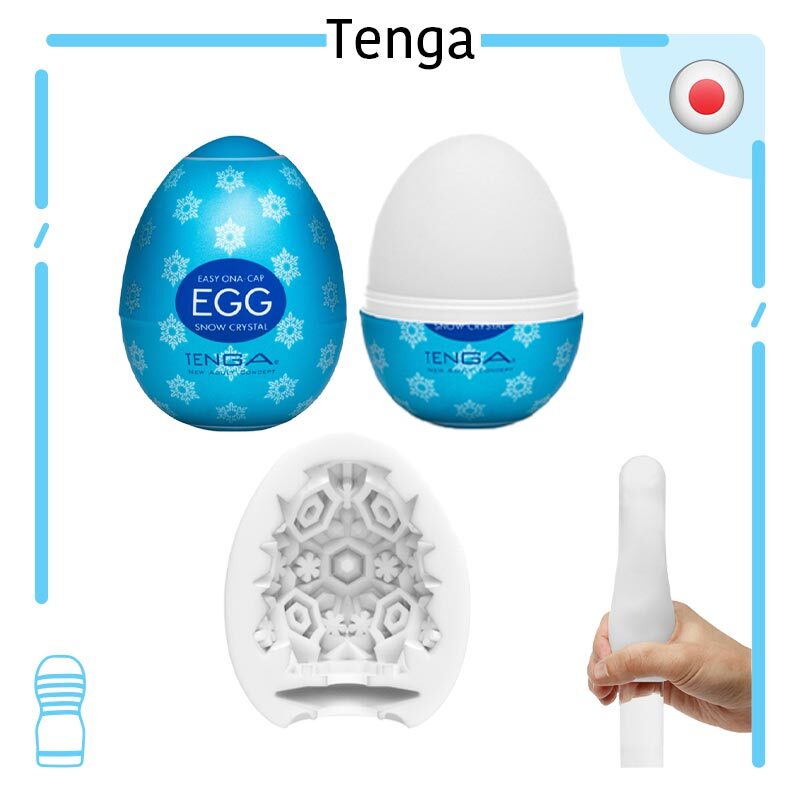 🇯🇵 Tenga Egg 雪晶冰涼快感飛機蛋-Toys-L 玩巨撚