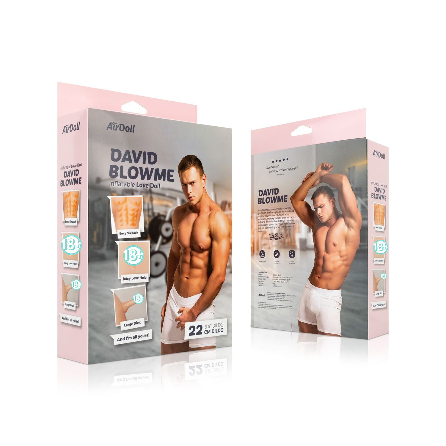 🇳🇱 AirDoll David Blowme 吹氣娃娃-Toys-L 玩巨撚