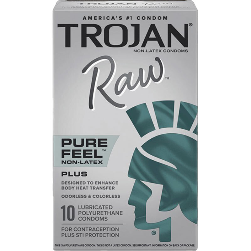 🇺🇸 Trojan Raw 纖薄傳熱安全套 - 10片-Toys-L.HK