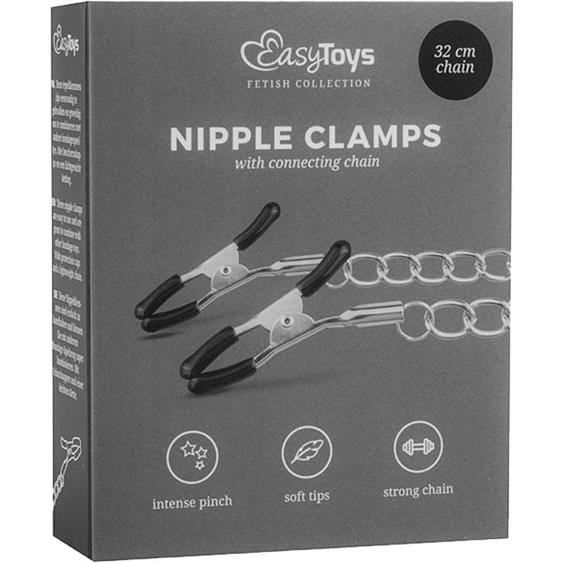 🇳🇱 EasyToys Fetish Collection 經典銀鏈乳夾-Toys-L.HK