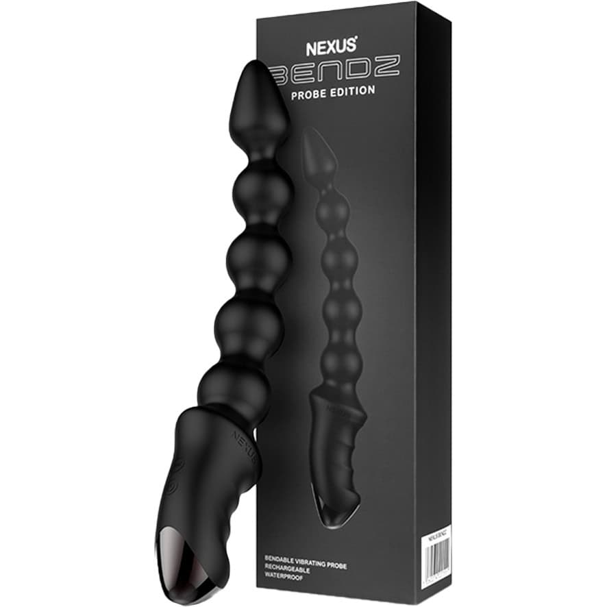 Nexus Bendz 任意彎曲6頻震動後庭拉珠-Toys-L 玩巨撚
