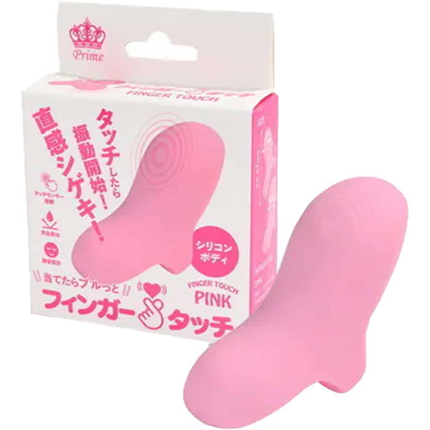 Prime 一觸即啟手指震動器 - 黑色 / 粉色-Toys-L 玩巨撚