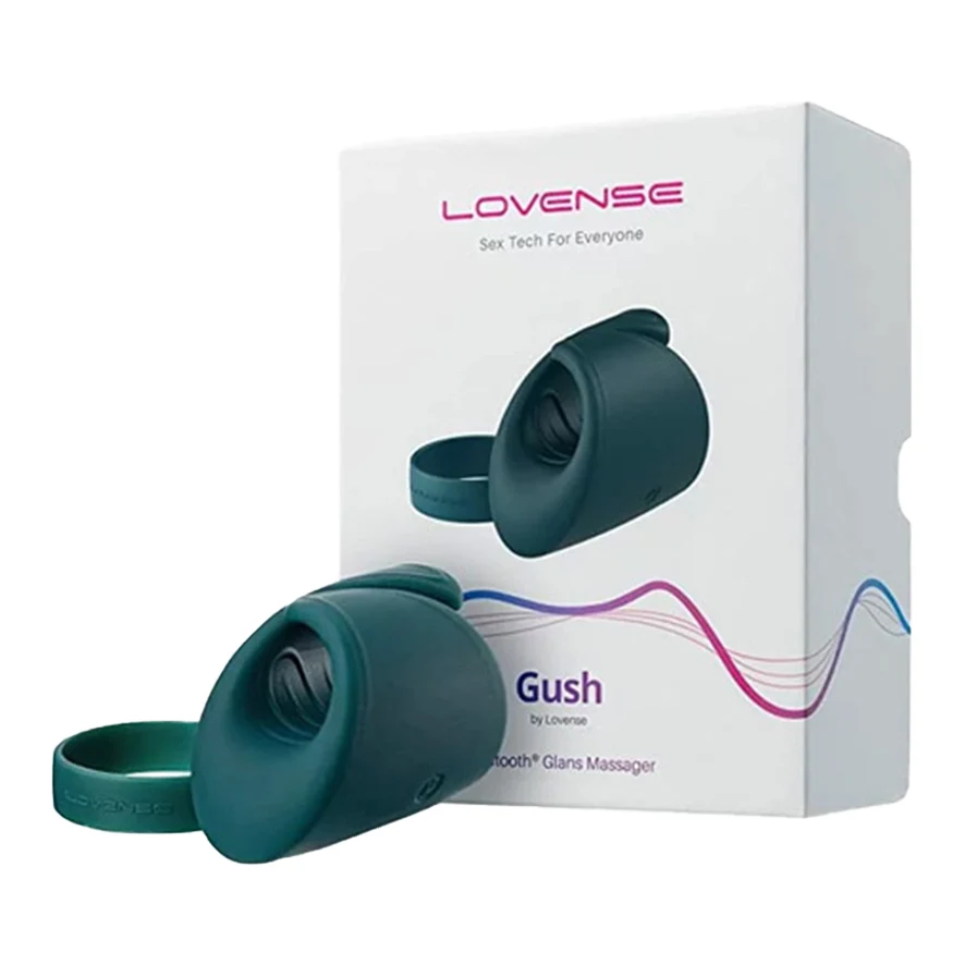 Lovense Gush 可調式緊貼包覆陰莖震動器-Toys-L 玩巨撚