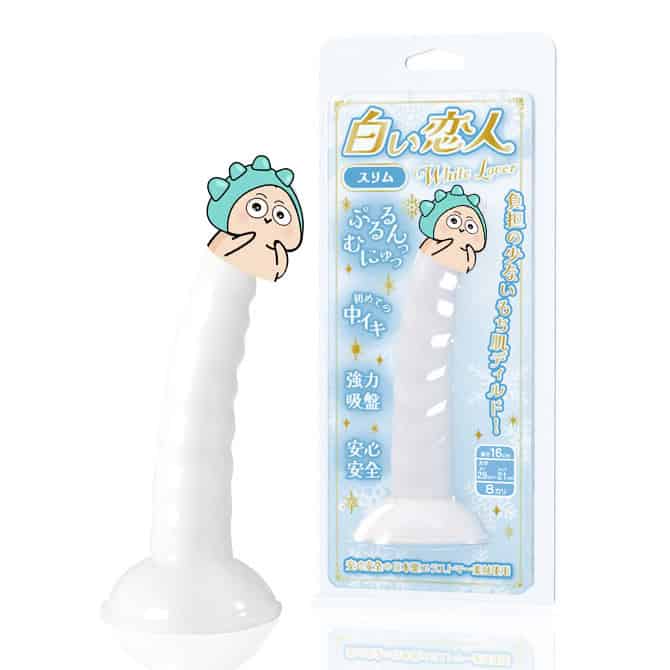 Wild One 白之戀人柔軟幼身假陽具 - 幼 / 極幼-Toys-L 玩巨撚