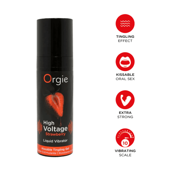 🇵🇹 Orgie High Voltage 草莓味酥麻震感口交高潮液 - 15ml-Toys-L 玩巨撚