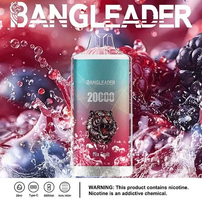 Bang Leader 20000パフ 使い捨て電子タバコ **大量仕入れ・卸売特価対応**